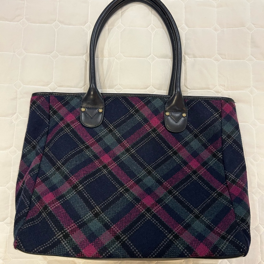 Talbots plaid purse.